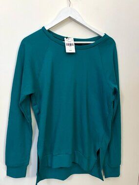 Trixxi Teal Sweater NWT New With Tags Cozy Pullover Women's